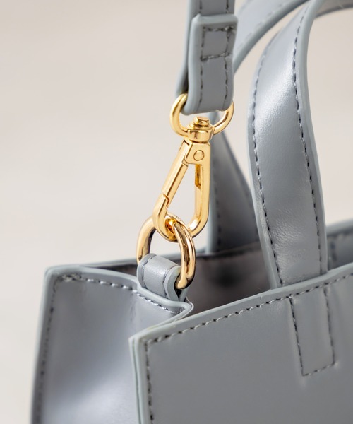 OLIVE des OLIVE（オリーブデオリーブ）の「ベルト付ミニショルダー（ショルダーバッグ・レディース・サックスブルー/ブラック/オフホワイト/ダークブラウン・FREE）」の19枚目の写真