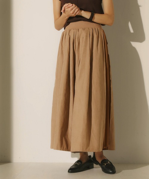 Bou Jeloud(ブージュルード)の「サイドプリーツワイドパンツ(その他パンツ・レディース・チャコールグレー/モカ・38)」の15枚目の写真