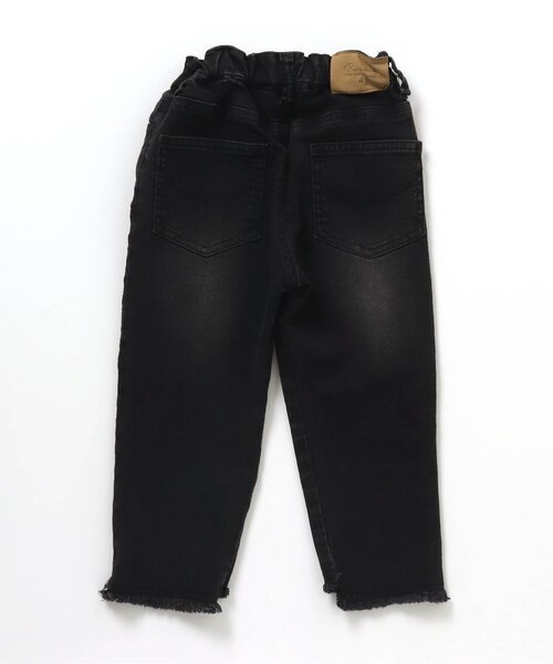apres les cours(アプレレクール)の「裾フリンジデニムパンツ 9分丈_ストレッチ(デニムパンツ・キッズ・ブルー/ブラック・80/120/140/110/130/90/100)」の15枚目の写真