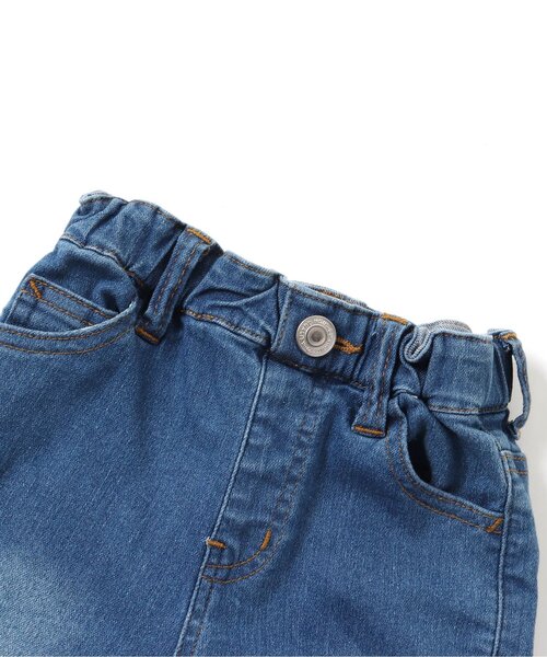 apres les cours(アプレレクール)の「裾フリンジデニムパンツ 9分丈_ストレッチ(デニムパンツ・キッズ・ブルー/ブラック・80/120/140/110/130/90/100)」の18枚目の写真