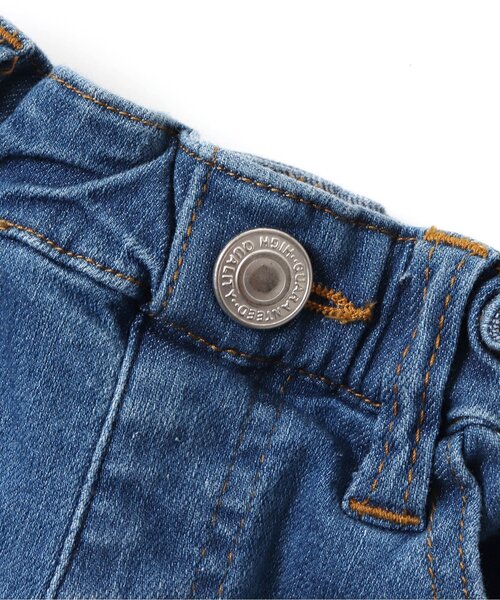 apres les cours(アプレレクール)の「裾フリンジデニムパンツ 9分丈_ストレッチ(デニムパンツ・キッズ・ブルー/ブラック・80/120/140/110/130/90/100)」の17枚目の写真