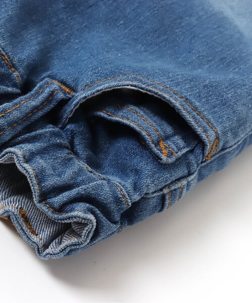 apres les cours(アプレレクール)の「裾フリンジデニムパンツ 9分丈_ストレッチ(デニムパンツ・キッズ・ブルー/ブラック・80/120/140/110/130/90/100)」の22枚目の写真