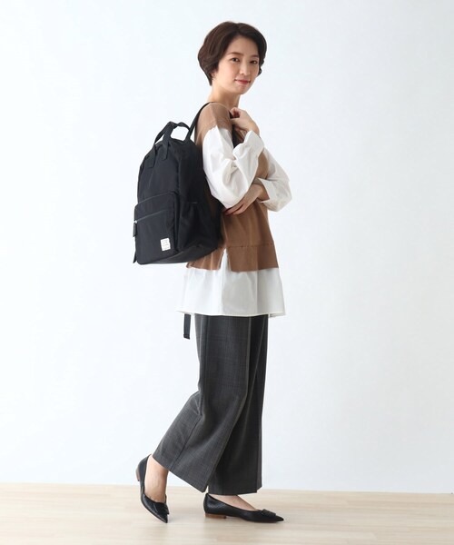 DRESKIP（ドレスキップ）の「◆【撥水】整理整頓できちゃうリュック【大きめ】（バックパック/リュック・レディース・ブラック/ブラック系/グレー系・00）」の10枚目の写真