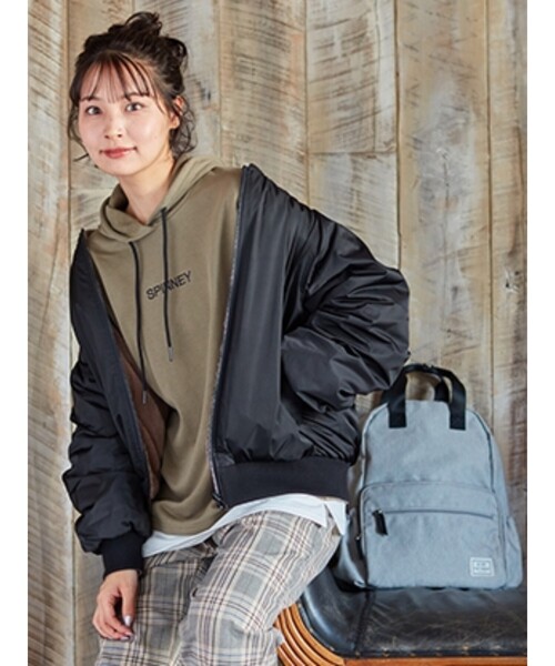 DRESKIP（ドレスキップ）の「◆【撥水】整理整頓できちゃうリュック【大きめ】（バックパック/リュック・レディース・ブラック/ブラック系/グレー系・00）」の11枚目の写真