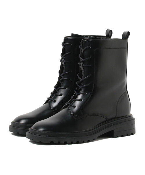 B:MING by BEAMS(ビーミングバイビームス)の「B:MING by BEAMS / レースアップ ブーツ(ドレスシューズ・レディース・ブラック/オフホワイト・23.5cm/24.5cm/22.5cm)」の2枚目の写真