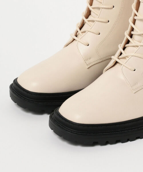 B:MING by BEAMS(ビーミングバイビームス)の「B:MING by BEAMS / レースアップ ブーツ(ドレスシューズ・レディース・ブラック/オフホワイト・23.5cm/24.5cm/22.5cm)」の4枚目の写真