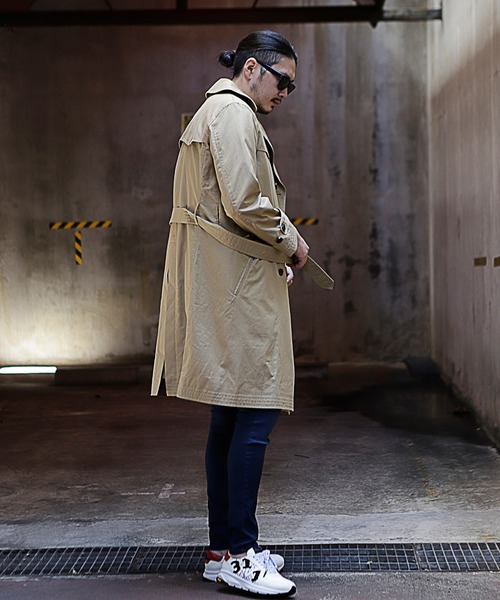 RATTLE TRAP（ラトルトラップ）の「【ライナー着脱可能】トレンチコート（トレンチコート・メンズ・ブラック/ベージュ/カーキ・S/M/L）」の13枚目の写真