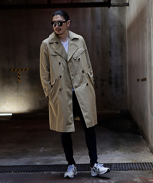 RATTLE TRAP（ラトルトラップ）の「【ライナー着脱可能】トレンチコート（トレンチコート・メンズ・ブラック/ベージュ/カーキ・S/M/L）」の7枚目の写真