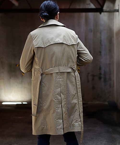 RATTLE TRAP（ラトルトラップ）の「【ライナー着脱可能】トレンチコート（トレンチコート・メンズ・ブラック/ベージュ/カーキ・S/M/L）」の14枚目の写真