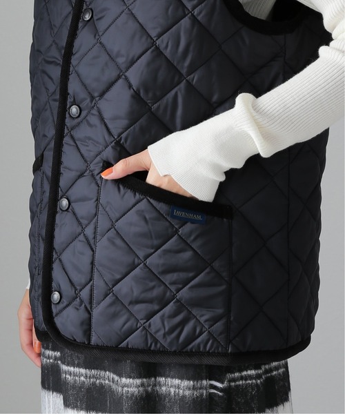 LAVENHAM(ラベンハム)の「【LAVENHAM/ラベンハム】 THORNHAM WOMENS exclusive:ベスト◆(ブルゾン・レディース・ブラック・38)」の11枚目の写真