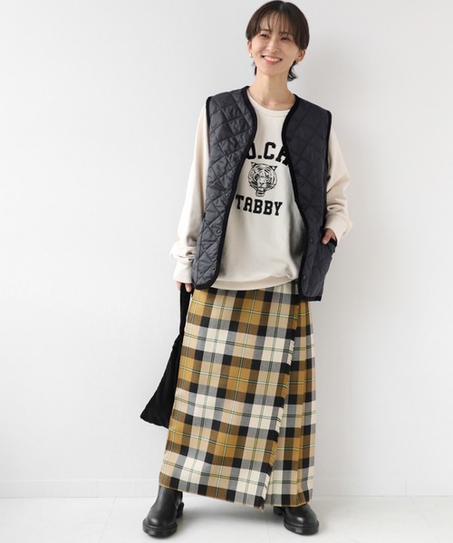 LAVENHAM(ラベンハム)の「【LAVENHAM/ラベンハム】 THORNHAM WOMENS exclusive:ベスト◆(ブルゾン・レディース・ブラック・38)」の21枚目の写真