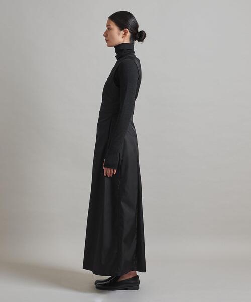 LOEFF（ロエフ）の「＜LOEFF（ロエフ）＞ナイロン ジャンパースカート（ジャンパースカート・レディース・ブラック・0/1）」の12枚目の写真