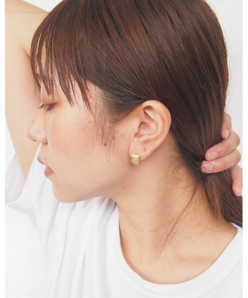 mille blanc(ミルブラン)の「【日本製】オールドメタルピアス(ピアス(両耳用)・レディース・シルバー/シルバー系その他/ゴールド/ゴールド系その他・FREE)」の9枚目の写真