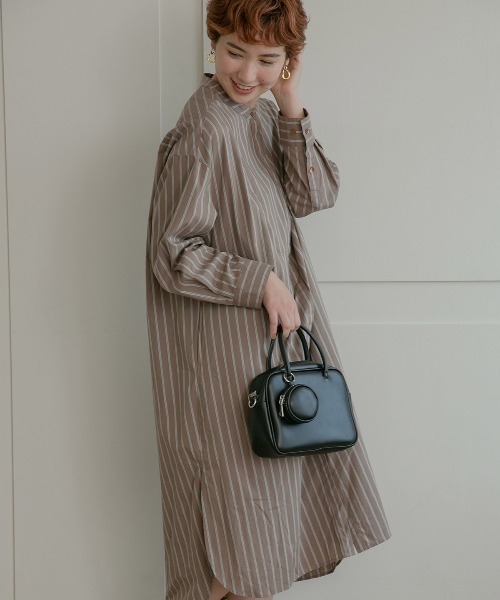 tukn.（トゥクン）の「ポーチ付き2wayスクエアショルダーバッグ（ショルダーバッグ・レディース・ブラック/ブラウン/キャメル/アイボリー・FREE）」の9枚目の写真