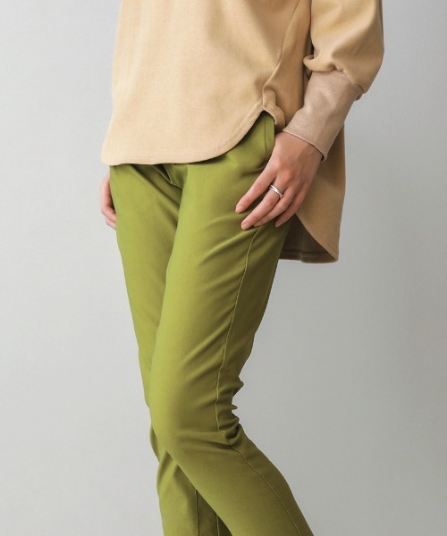 Bou Jeloud（ブージュルード）の「裏起毛HAKIYASE抗菌防臭パンツ（その他パンツ・レディース・ブラック/オリーブ/ブルー/ラベンダー/ホワイト系その他/ベージュ・40/38/42/36/34）」の8枚目の写真