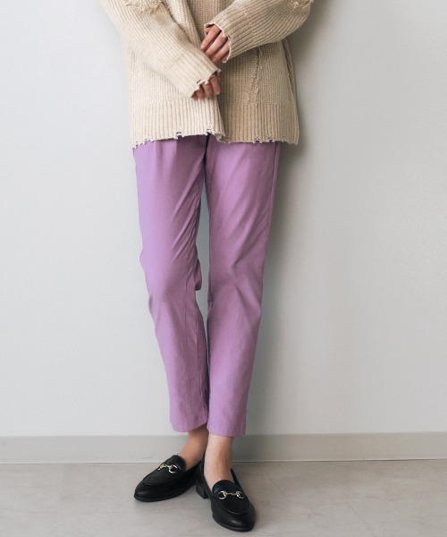 Bou Jeloud（ブージュルード）の「裏起毛HAKIYASE抗菌防臭パンツ（その他パンツ・レディース・ブラック/オリーブ/ブルー/ラベンダー/ホワイト系その他/ベージュ・40/38/42/36/34）」の17枚目の写真