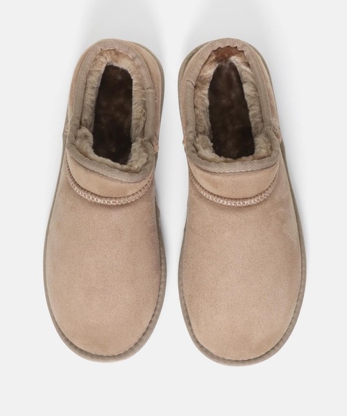 SENSE OF PLACE by URBAN RESEARCH(センスオブプレイスバイアーバンリサーチ)の「エコムートンサボシューズ(その他シューズ・レディース・ブラック/モカ・MEDIUM/LARGE/SMALL)」の4枚目の写真