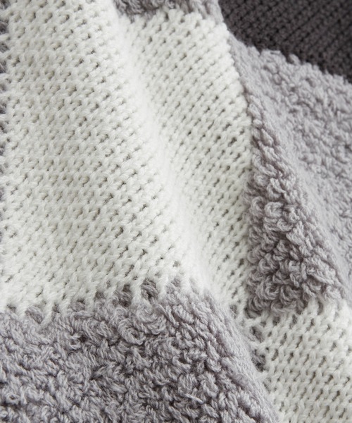 WONDER WONDER(ワンダーワンダー)の「アーガイル柄ボリュームカーディガン(カーディガン/ボレロ・メンズ・ブラック系その他/ベージュ系その他/ブラウン系その他/グリーン系その他・S/M/L)」の21枚目の写真