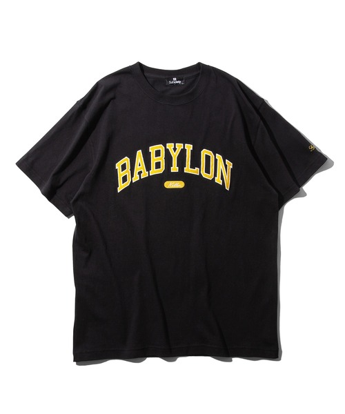 Subciety（サブサエティ）の「BABYLON COLLEGE TEE（Tシャツ/カットソー・メンズ・ホワイト/ブラック/カーキ・SMALL/MEDIUM/LARGE/X-LARGE/XX-LARGE）」の5枚目の写真