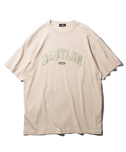 Subciety（サブサエティ）の「BABYLON COLLEGE TEE（Tシャツ/カットソー・メンズ・ホワイト/ブラック/カーキ・SMALL/MEDIUM/LARGE/X-LARGE/XX-LARGE）」の9枚目の写真