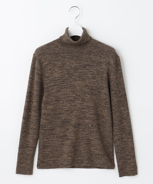 J.PRESS(ジェイプレス)の「【洗える】WORSTED CHINE WOOL ハイネック ニット(ニット/セーター・レディース・ダークブラウン系/ベージュ系/グレー系・T15/T13)」の11枚目の写真