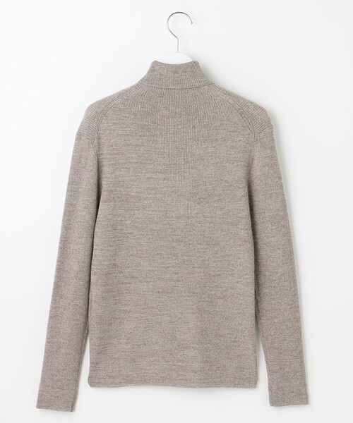 J.PRESS(ジェイプレス)の「【洗える】WORSTED CHINE WOOL ハイネック ニット(ニット/セーター・レディース・ダークブラウン系/ベージュ系/グレー系・T15/T13)」の13枚目の写真