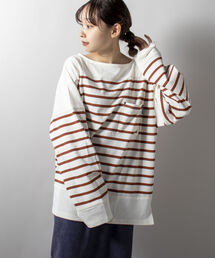 GEVACO | 【GEVACO/ゲバコ】オーバーサイズ パネルボーダー バスクシャツ(Tシャツ/カットソー)