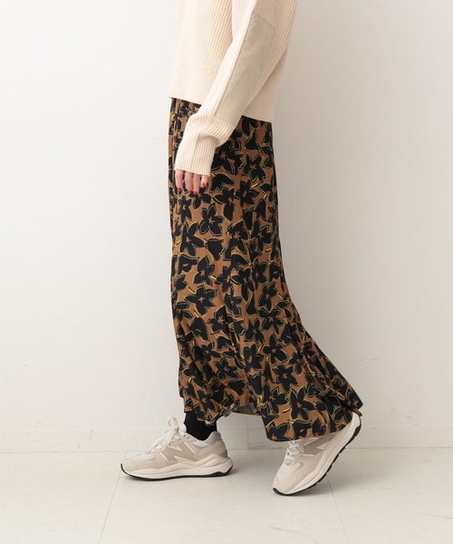 セール】フラワープリントフレアスカート（スカート）｜IENA