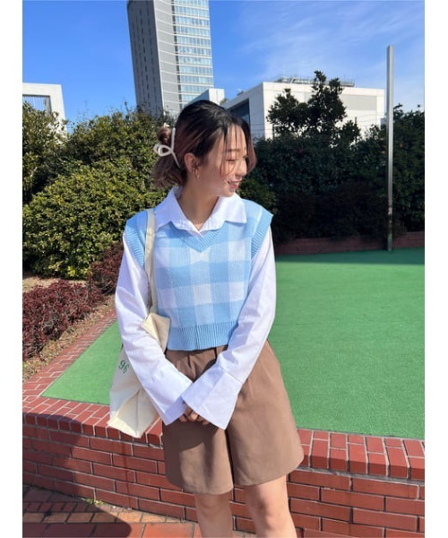 WC（ダブル シー）の「無地シャツ（シャツ/ブラウス・レディース・ホワイト/ブラック・FREE）」の6枚目の写真