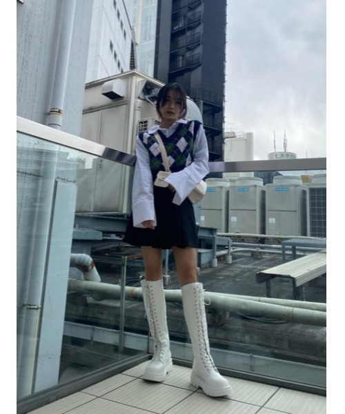 WC（ダブル シー）の「無地シャツ（シャツ/ブラウス・レディース・ホワイト/ブラック・FREE）」の8枚目の写真