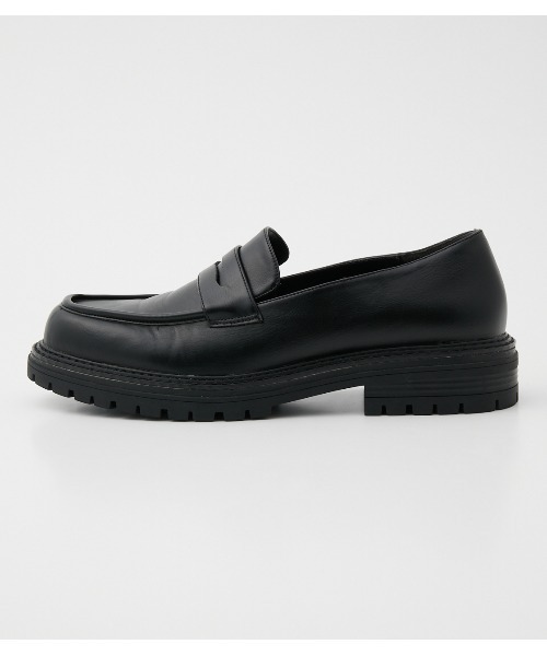 AZUL by moussy(アズールバイマウジー)の「PENNYY LOAFER/ペニーローファー(ローファー・メンズ・ブラック・LARGE/MEDIUM)」の2枚目の写真