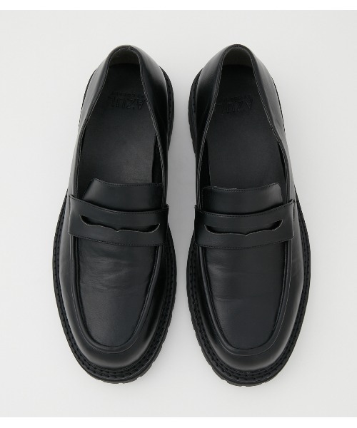 AZUL by moussy(アズールバイマウジー)の「PENNYY LOAFER/ペニーローファー(ローファー・メンズ・ブラック・LARGE/MEDIUM)」の3枚目の写真