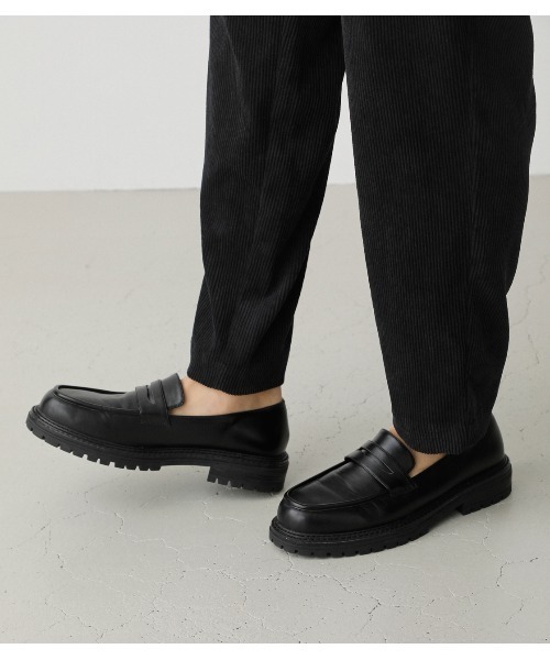AZUL by moussy(アズールバイマウジー)の「PENNYY LOAFER/ペニーローファー(ローファー・メンズ・ブラック・LARGE/MEDIUM)」の8枚目の写真