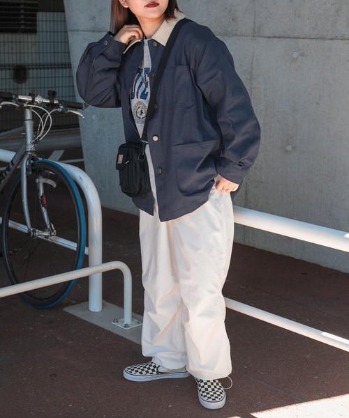 kutir（クティール）の「カバーオール（ミリタリージャケット・レディース・ベージュ/ネイビー/カーキ・FREE）」の17枚目の写真