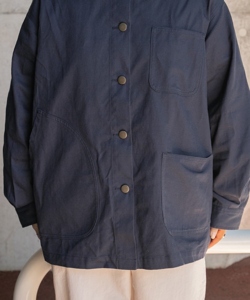 kutir（クティール）の「カバーオール（ミリタリージャケット・レディース・ベージュ/ネイビー/カーキ・FREE）」の22枚目の写真