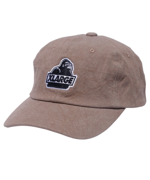 XLARGE(エクストララージ)の「WASHED SLANTED OG 6PANEL CAP(キャップ・メンズ・ブラック/ネイビー/ブラウン/バーガンディー・ONE SIZE)」の14枚目の写真