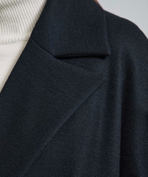 Dessin de Mode（デッサンドモード）の「【Dessin de mode/デッサンデモード】シャロンコート 6DCOT-105（その他アウター・レディース・ブラック/ブラウン/カーキ・1/2）」の20枚目の写真