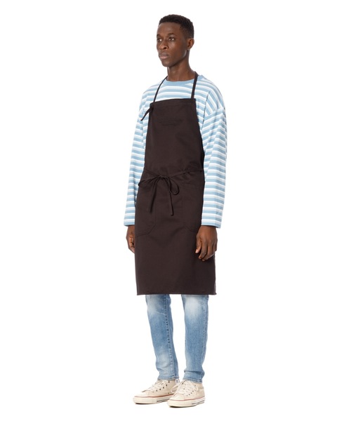 Chino Apron 2 / 刺繍ロゴ入りチノエプロン