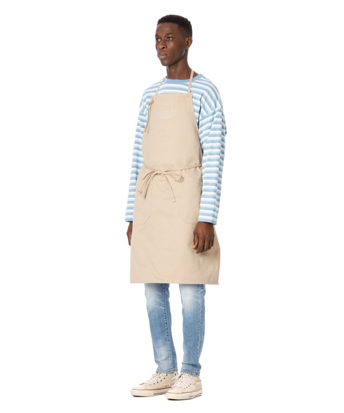 Chino Apron 2 / 刺繍ロゴ入りチノエプロン