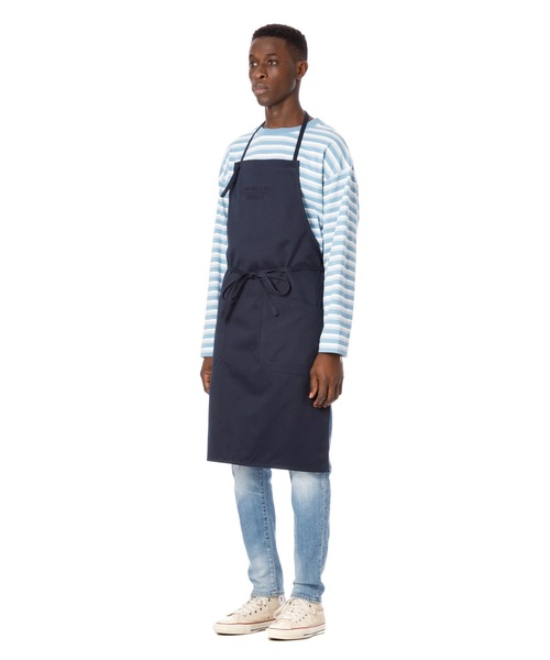 Chino Apron 2 / 刺繍ロゴ入りチノエプロン