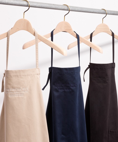 Chino Apron 2 / 刺繍ロゴ入りチノエプロン