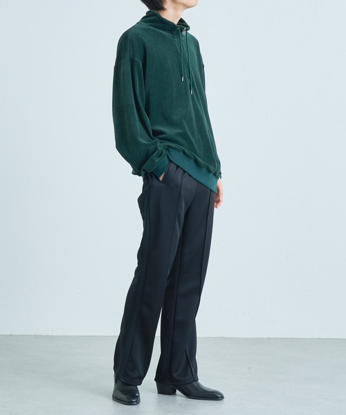 Lui's（ルイス）の「ベロアハーフZIPプルオーバー（スウェット・メンズ・ブラック/ブラウン/グリーン・FREE）」の10枚目の写真