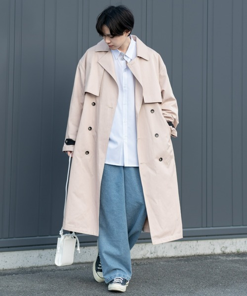 EDEL（エーデル）の「EDEL - ロングカフスビックシャツ（シャツ/ブラウス・メンズ・ホワイト/ダークグレー・MEDIUM/LARGE）」の15枚目の写真
