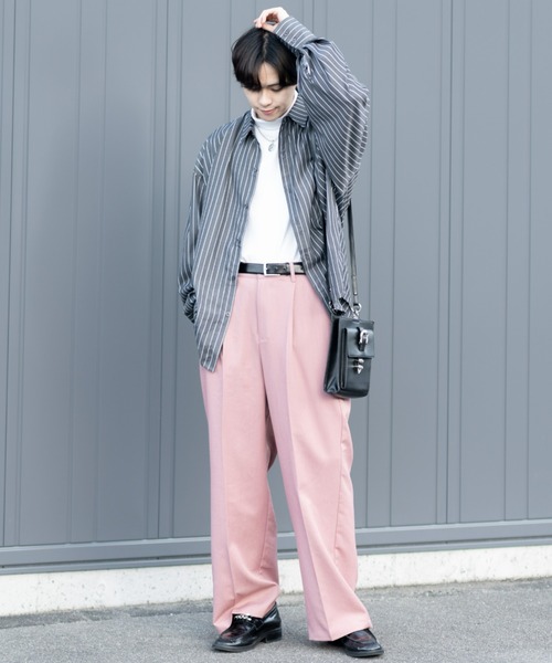 EDEL（エーデル）の「EDEL - ロングカフスビックシャツ（シャツ/ブラウス・メンズ・ホワイト/ダークグレー・MEDIUM/LARGE）」の16枚目の写真