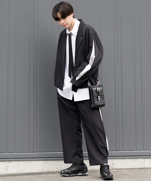EDEL（エーデル）の「EDEL - ロングカフスビックシャツ（シャツ/ブラウス・メンズ・ホワイト/ダークグレー・MEDIUM/LARGE）」の18枚目の写真