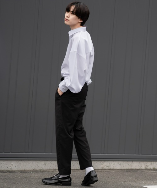 EDEL（エーデル）の「EDEL - ロングカフスビックシャツ（シャツ/ブラウス・メンズ・ホワイト/ダークグレー・MEDIUM/LARGE）」の20枚目の写真