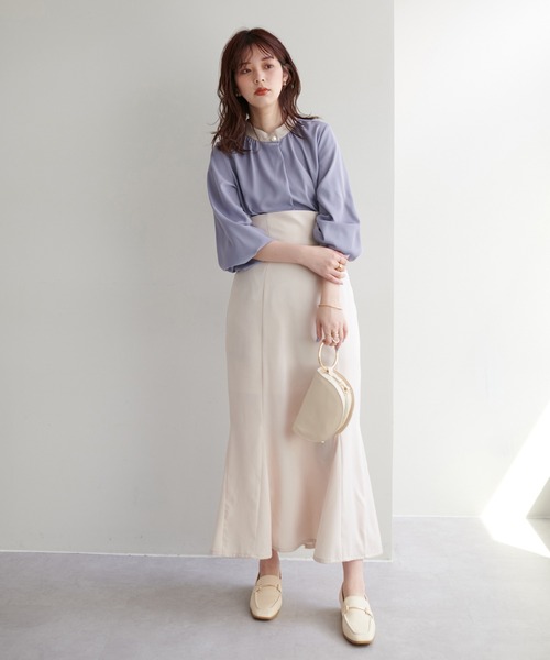 【完売品】3点セット　ナチュラルクチュール　バイカラー　ブラウス バイカラーデザイン釦ブラウス | natural couture(ナチュラル