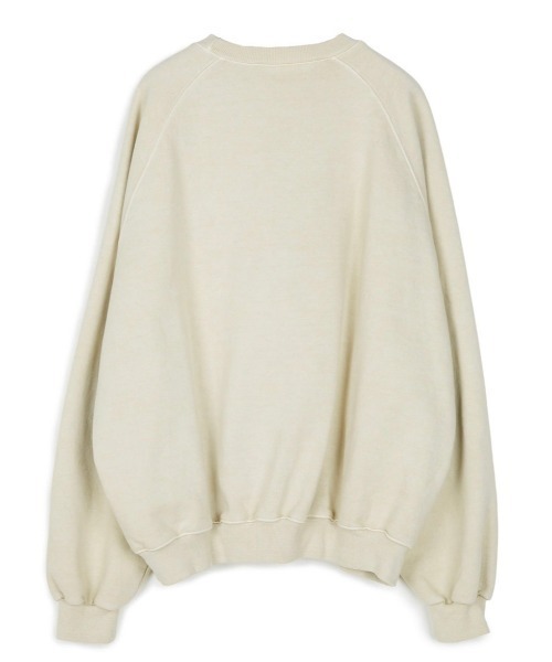 SUNDAYOFFCLUB（サンデイオフクラブ）の「【SUNDAY OFF CLUB/サンデーオフクラブ】3D Spiritual Girl Artwork Heavy Weight Fleece Raglan Sweatshirt アートワーク ラグラン スリーブ スウェット シャツ（スウェット・メンズ・ブラック/オートミール・M/L）」の15枚目の写真