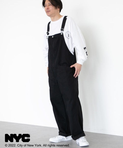 CRAFT STANDARD BOUTIQUE(クラフトスタンダードブティック)の「【サステナブルデニム】オーバーオール *◆(サロペット/オーバーオール・メンズ・ブルー系その他/ブラック/ダークインディゴブルー・M/L)」の1枚目の写真