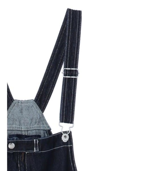 CRAFT STANDARD BOUTIQUE(クラフトスタンダードブティック)の「【サステナブルデニム】オーバーオール *◆(サロペット/オーバーオール・メンズ・ブルー系その他/ブラック/ダークインディゴブルー・M/L)」の18枚目の写真